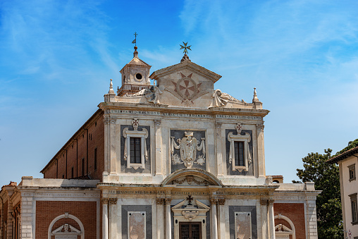 Church of Santo Stefano dei Cavalieri, 1565-1859 (St. Stephen of the Knights), in Pisa downtown, Piazza dei Cavalieri (Square of the Knights), Tuscany, Italy, Europe