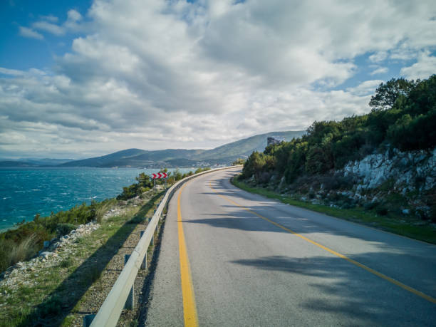 istock Highway Beside the Sea 1272379147