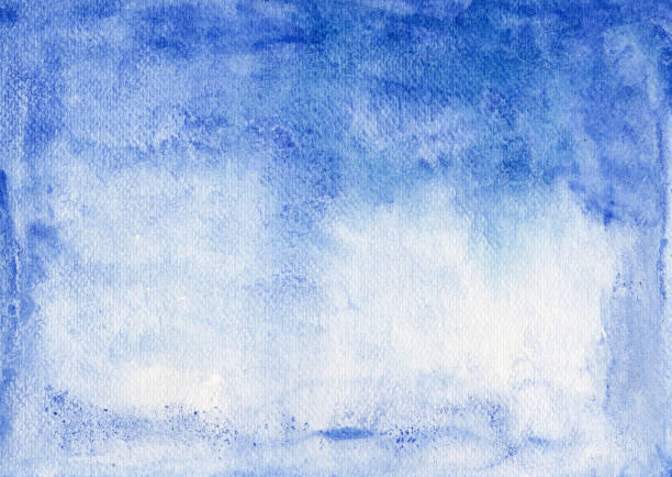 istock Abstract background, blue watercolor on paper texture 1272379719