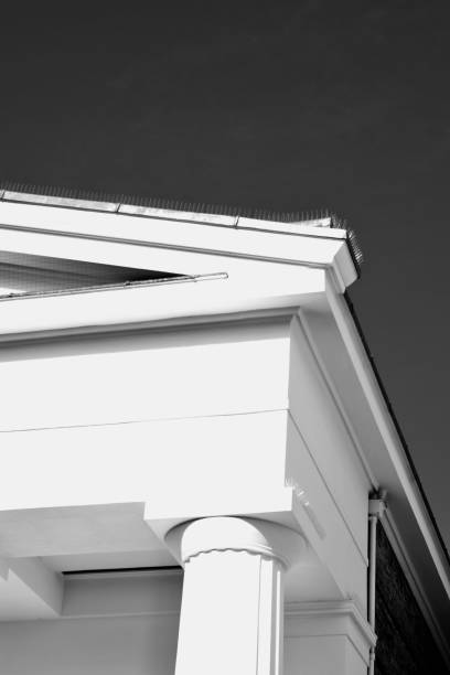 istock Black and white shadows on buildings 1272379926