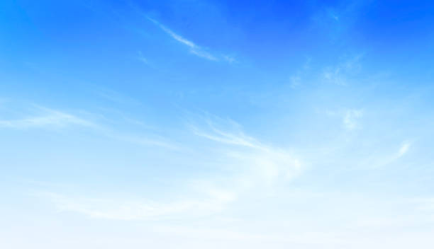 blue sky and white clouds - cumulus cloud cloud sky only cumulonimbus imagens e fotografias de stock