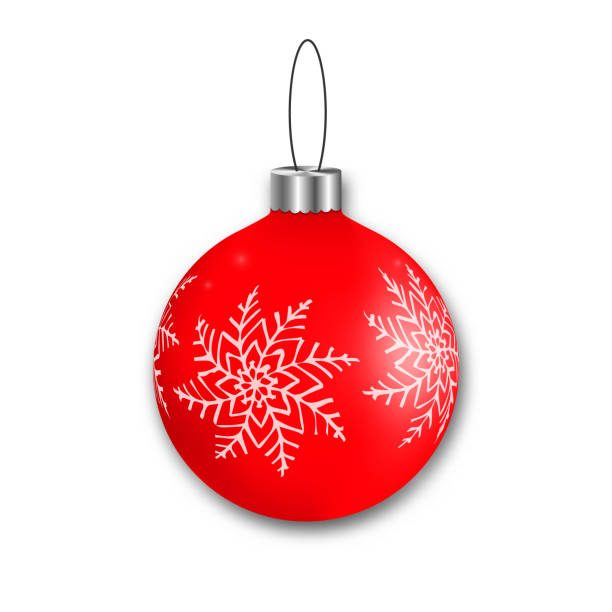 istock realistic shiny hanging christmas ball Template for your design 1272384593