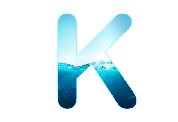letter K of water alphabet