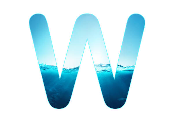 letter W of water alphabet