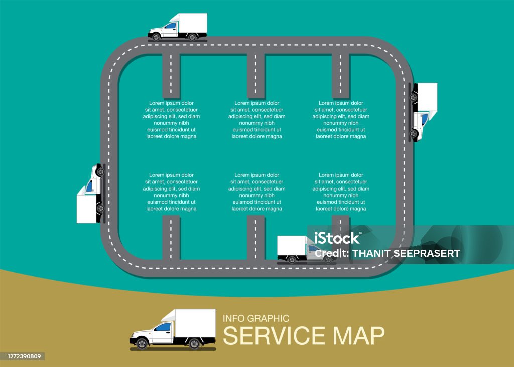 Service Map Image Service Map Info Graphic Stock Illustration - Download Image Now ...