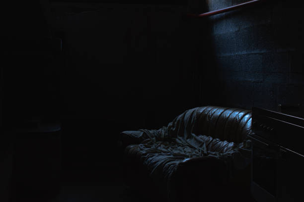 Dark room, ghost in the night