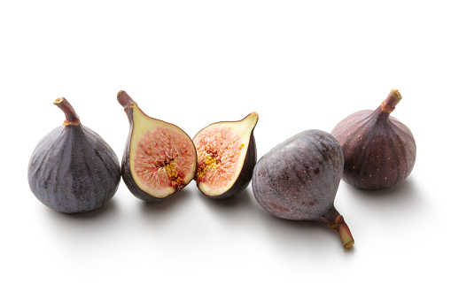 Fruit: Figs Isolated on White Background