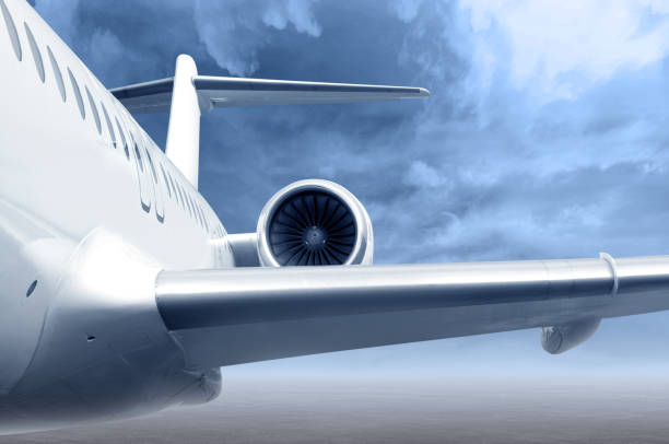 istock Airplane flying in the air 1272400204