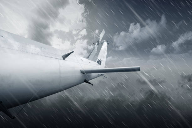 istock Airplane flying in the air 1272401606