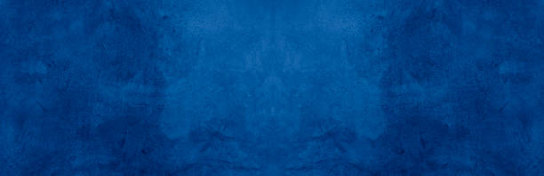 istock Old wall pattern texture cement blue dark abstract  blue color design are light with black gradient background. 1272402055
