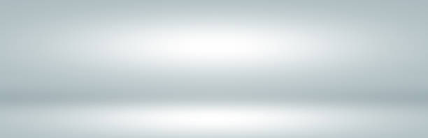 istock Empty space room of White stage with spot lighting in gray background. 1272407938