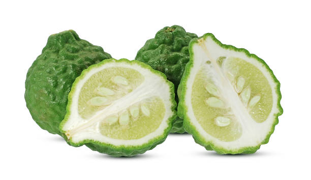 istock Bergamot fruits isolated on white background 1272409374