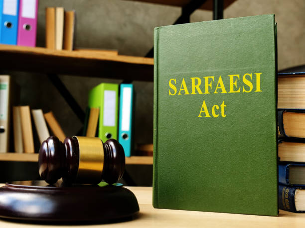 istock Sarfaesi act law and gavel in the office. 1272410108