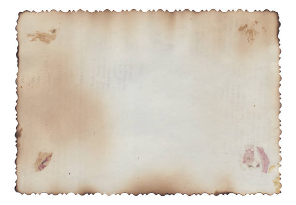 istock Old vintage texture retro paper with burned edges, stains and scratches background 1272416077