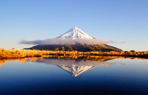 istock Mt taranaki.New Zealand 1272416263