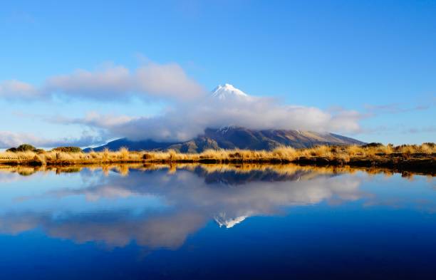 istock Mt taranaki.New Zealand 1272416286