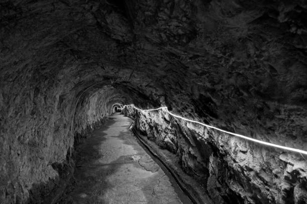 istock Tunnel trough mountain 1272422214