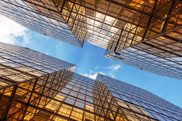 istock Exterior of modern architecture. Building abstract background 1272425729