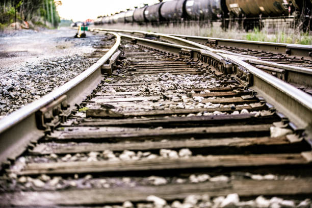 istock Train yard with Tanker Cars 1272426090