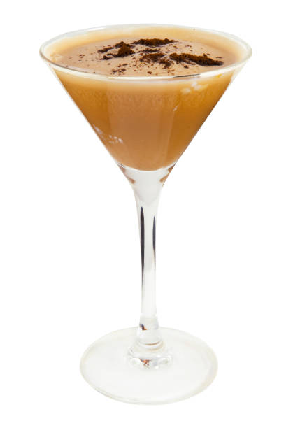 istock Alcoholic chocolate cocktail in glass 1272435481