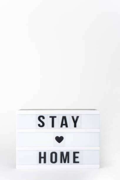istock Stay Home cinema lightbox 1272437438