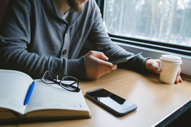 istock A man traveling by train 1272442789