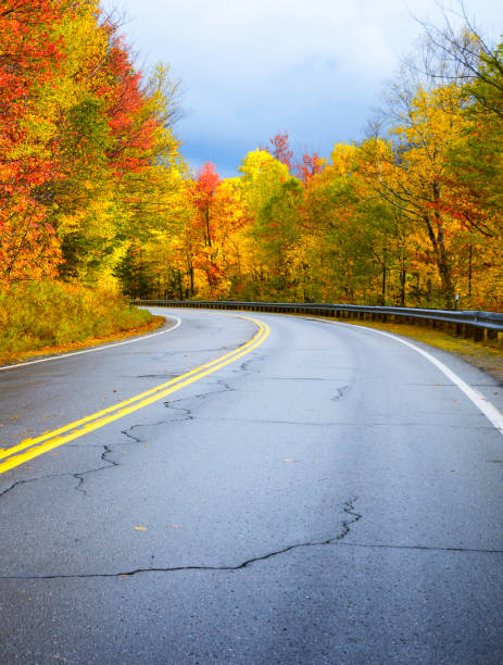 istock Road in Autumn, New England. 1272445458