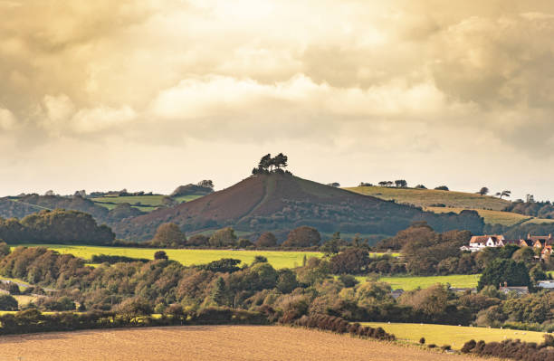 istock Sunset sky over Colmer's Hill in Dorset 1272447893