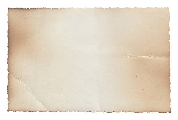 istock Old vintage texture retro paper with burned edges, stains and scratches background 1272448902