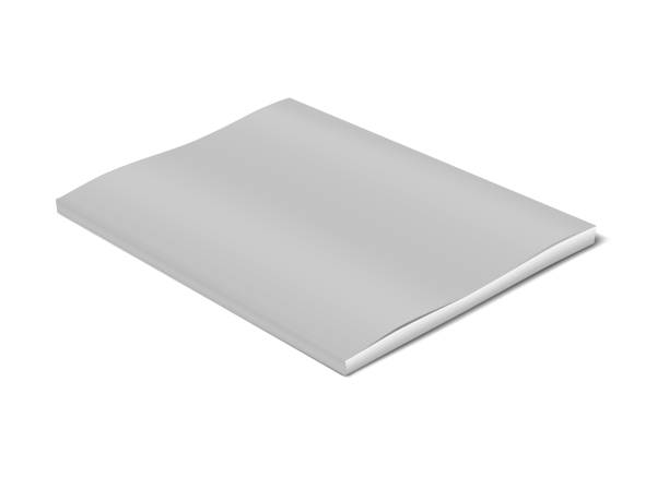 istock Closed paperback book, realistic mock-up. Brochure, booklet, catalog or magazine with blank soft cover. Vector mockup. Template for design 1272453398