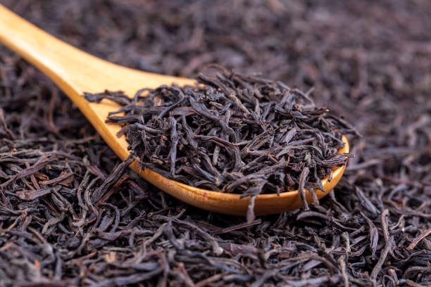 istock Heap of black tea leaves 1272454340