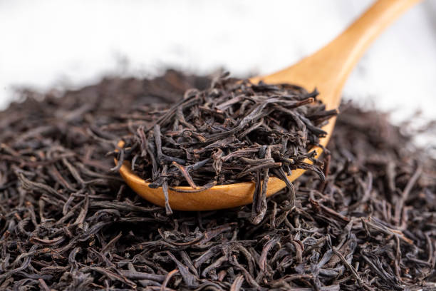 istock Heap of black tea leaves 1272454672
