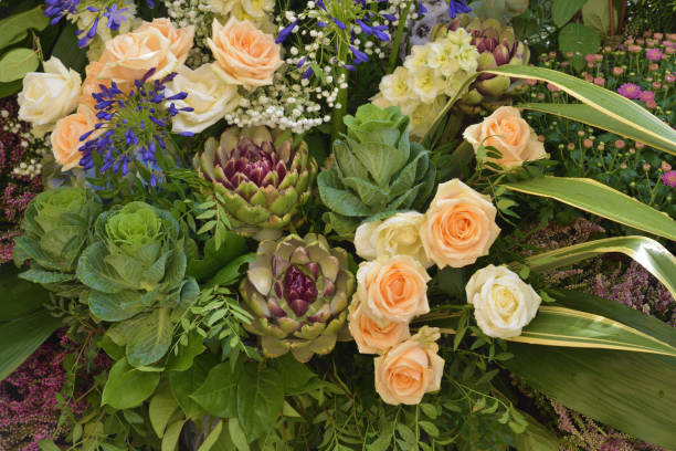 istock A beautiful bouquet of decorative flowers. 1272454676