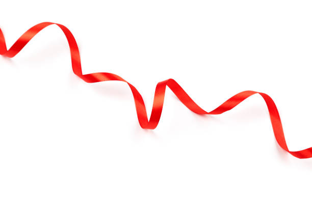 istock beautiful red satin ribbon with curls isolated on white background 1272454749
