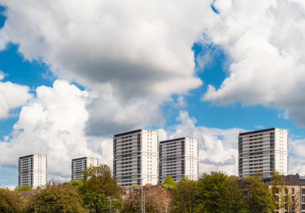 istock Apartment blocks in Broomhill, Glasgow 1272454919