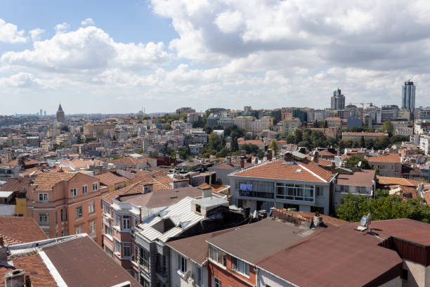istock Aerial view of Cihangir District. 1272455799