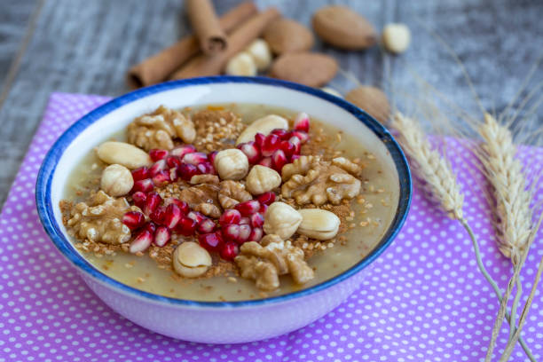 istock Traditional delicious Turkish desserts; Ashura (Asure) 1272455964