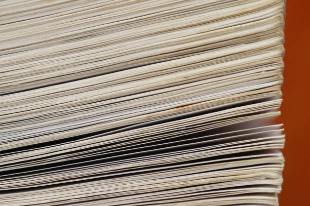 istock A thick used old book for learning with lots of content. 1272457361