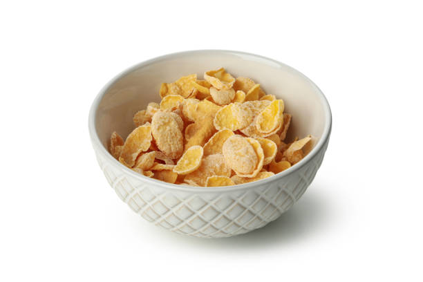 istock Bowl with tasty muesli isolated on white background 1272458867