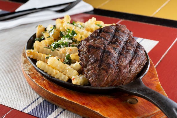 istock steak fries skillet 1272465718