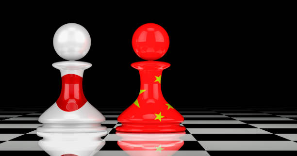 istock China and Japan confrontation and relations concept. 3D rendering 1272468009