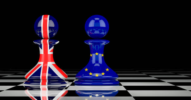 istock The United Kingdom and The EU relations concept. 3D rendering 1272468094