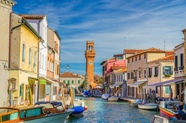 istock Murano islands with clock tower Torre dell'Orologio 1272469605