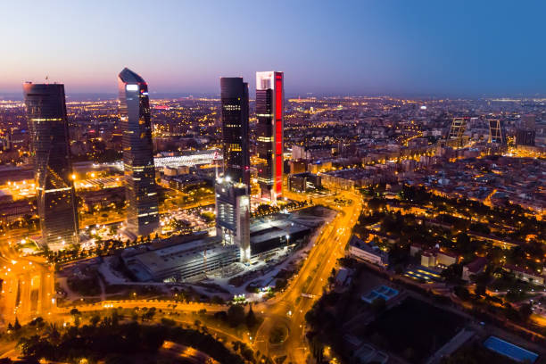istock Night view of Four Towers, Madrid 1272472163