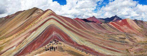 istock Rainbow mountains Andes near Cusco in Peru 1272472270