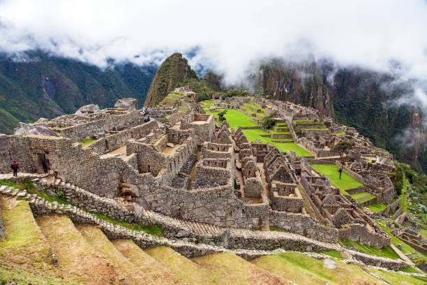 istock Machu Picchu, panoramic view of peruvian incan town 1272477110