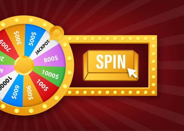 istock Retro banner for game background design. Winner banner. Slot machine with lucky sevens jackpot. Vector stock illustration. 1272478710
