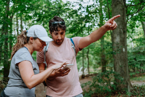 istock Family doing trail in summer 1272479981