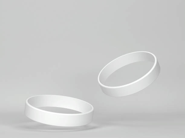 istock Blank rubber wristband mockup 1272484624