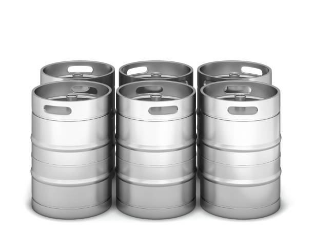 istock Metal beer keg 1272484656